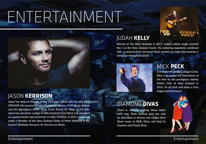 Auckland Magician Mick Peck Hands Fundraiser 2017 Jason Kerrison Judah Kelly and Diamond Divas